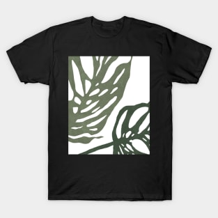 Tropical leaf detail T-Shirt